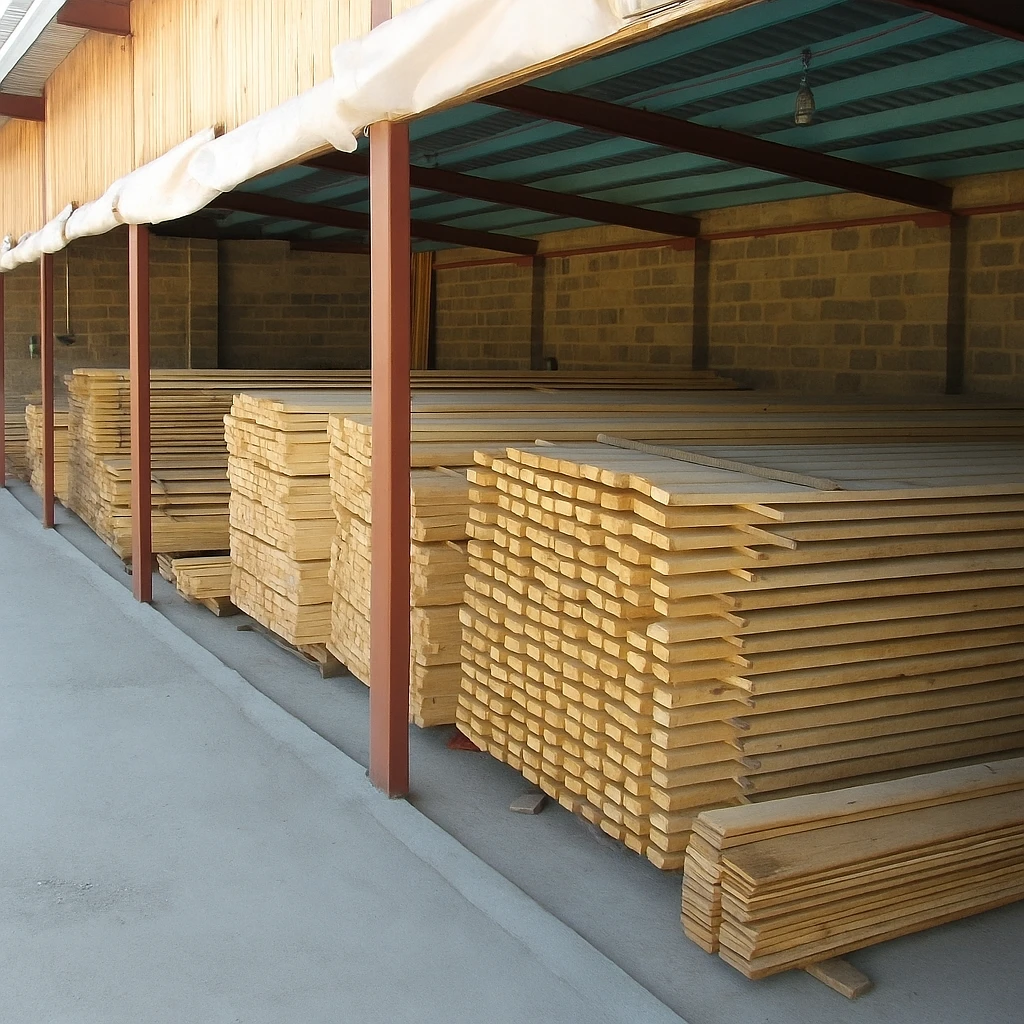 Хранение доски на нашем складе