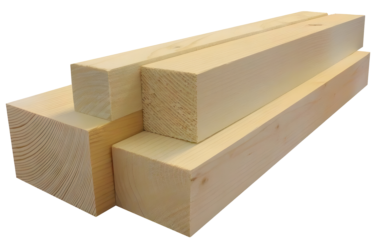 Брус сухой (камерной сушки) 100*100*6000, сосна, 1-2 сорт, ГОСТ